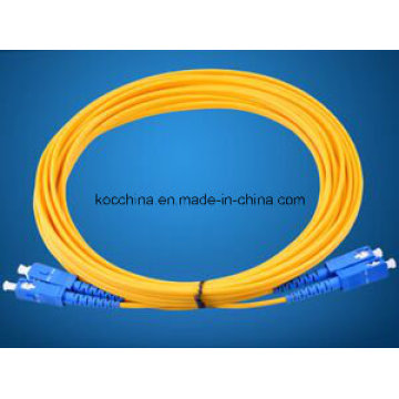 Cordón de remiendo de fibra óptica Sc-Sc Sm Dx 2.0mm G652D